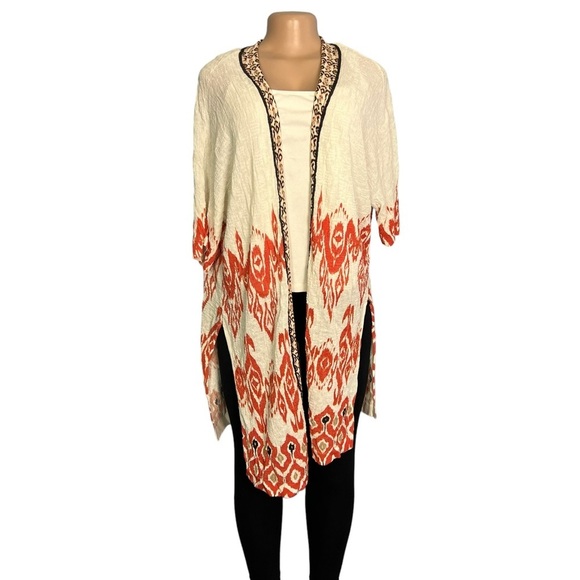 3/$30 🍂 Chico’s Lightweight Printed Cardigan Sweater - Picture 2 of 8
